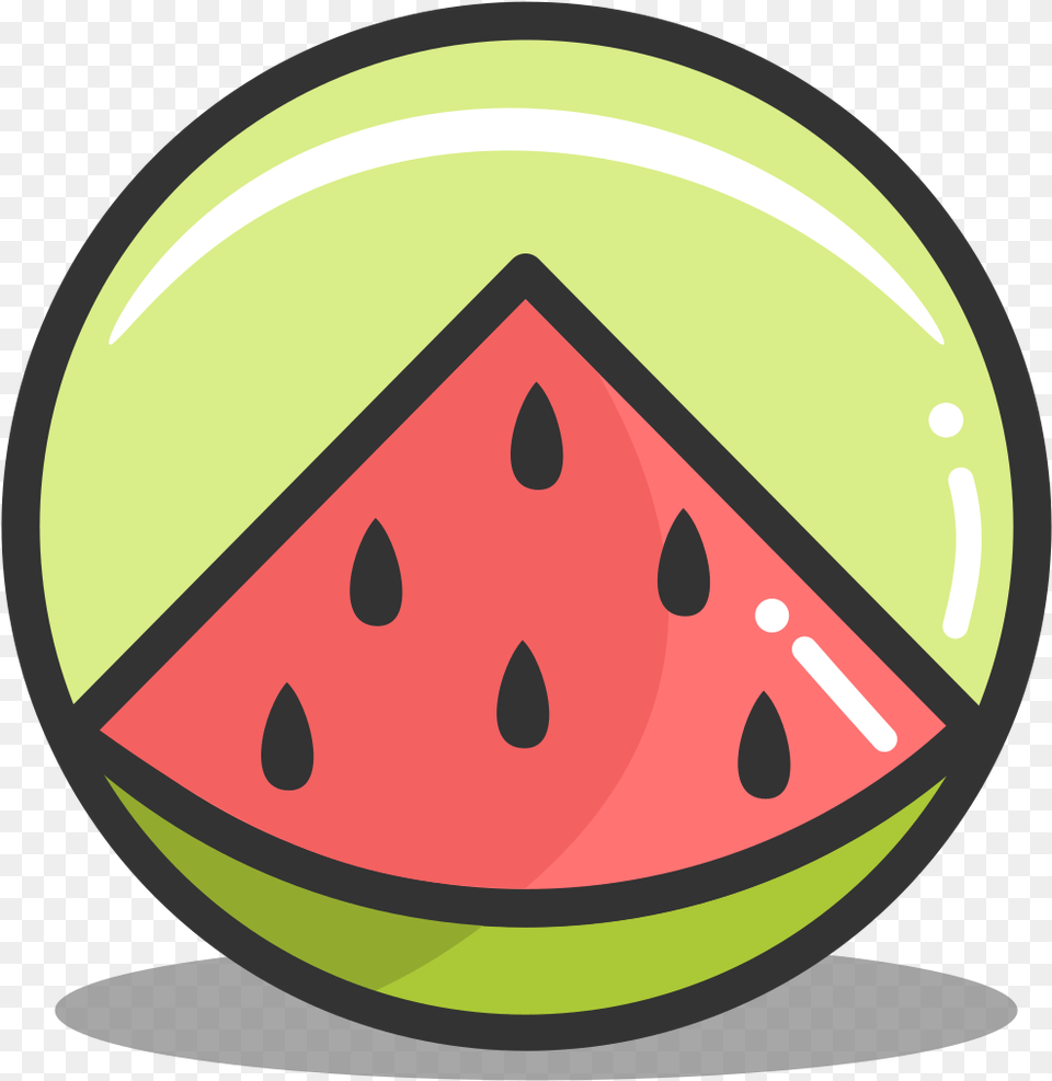 Button Watermelon Icon Food Icon Watermelon, Fruit, Plant, Produce, Melon Png Image