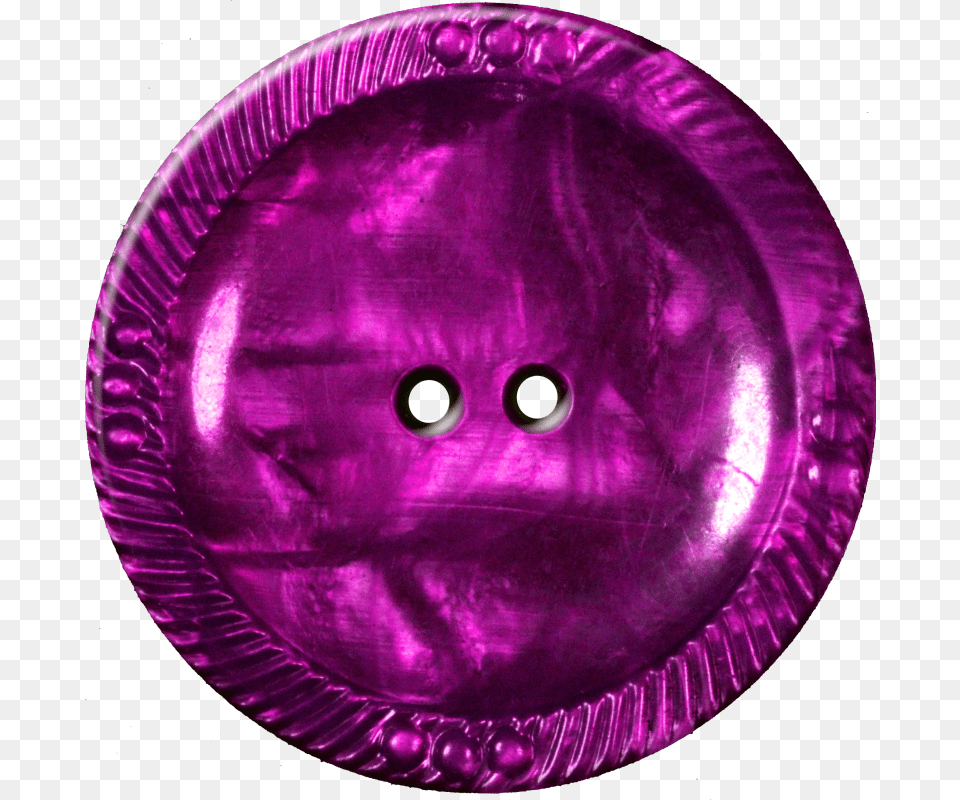 Button With Decorative Border Purple Portable Network Graphics Free Png Download