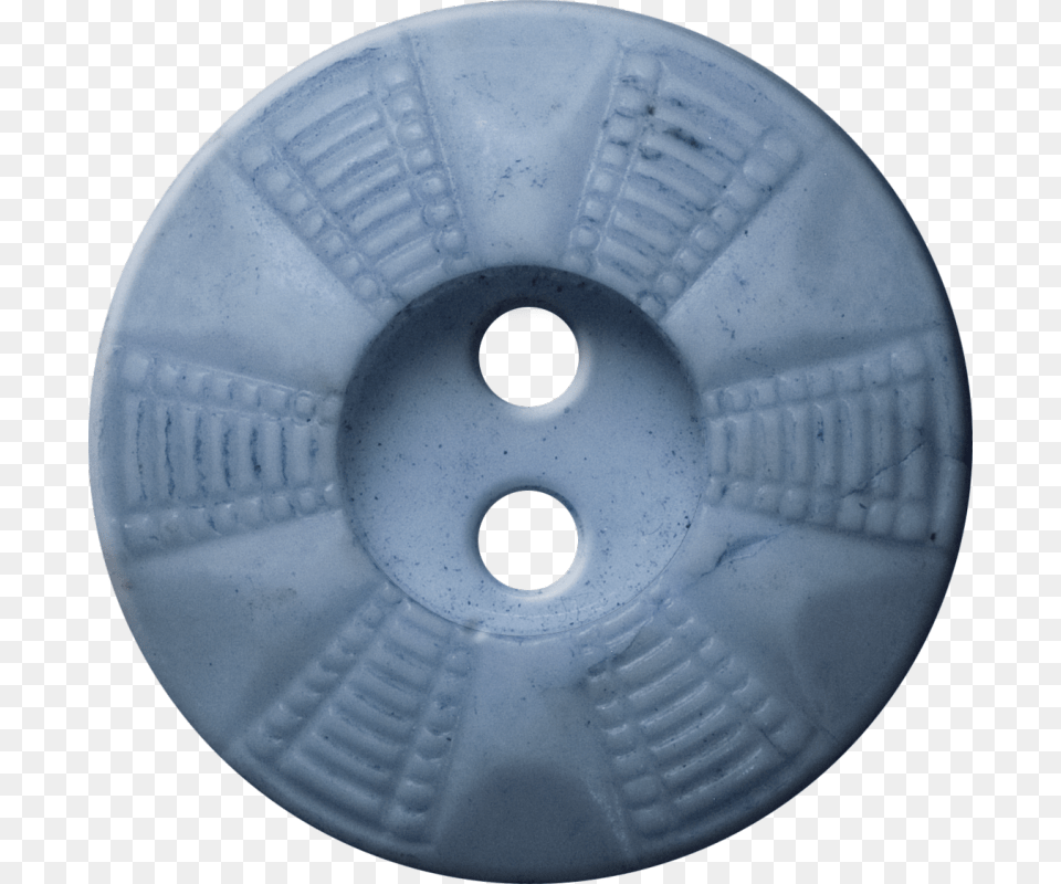 Button With Radial Grid Design Light Blue Circle, Hole, Disk Free Png