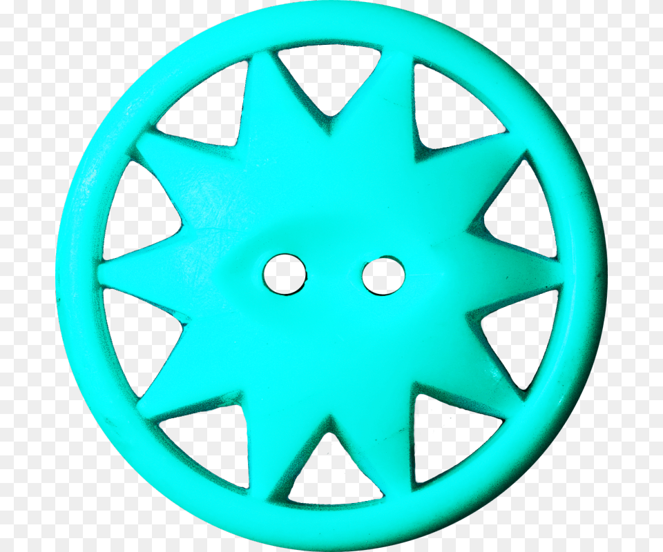 Button With Ten Pointed Star Inscribed In A Circle Circle, Machine, Wheel, Symbol Png Image