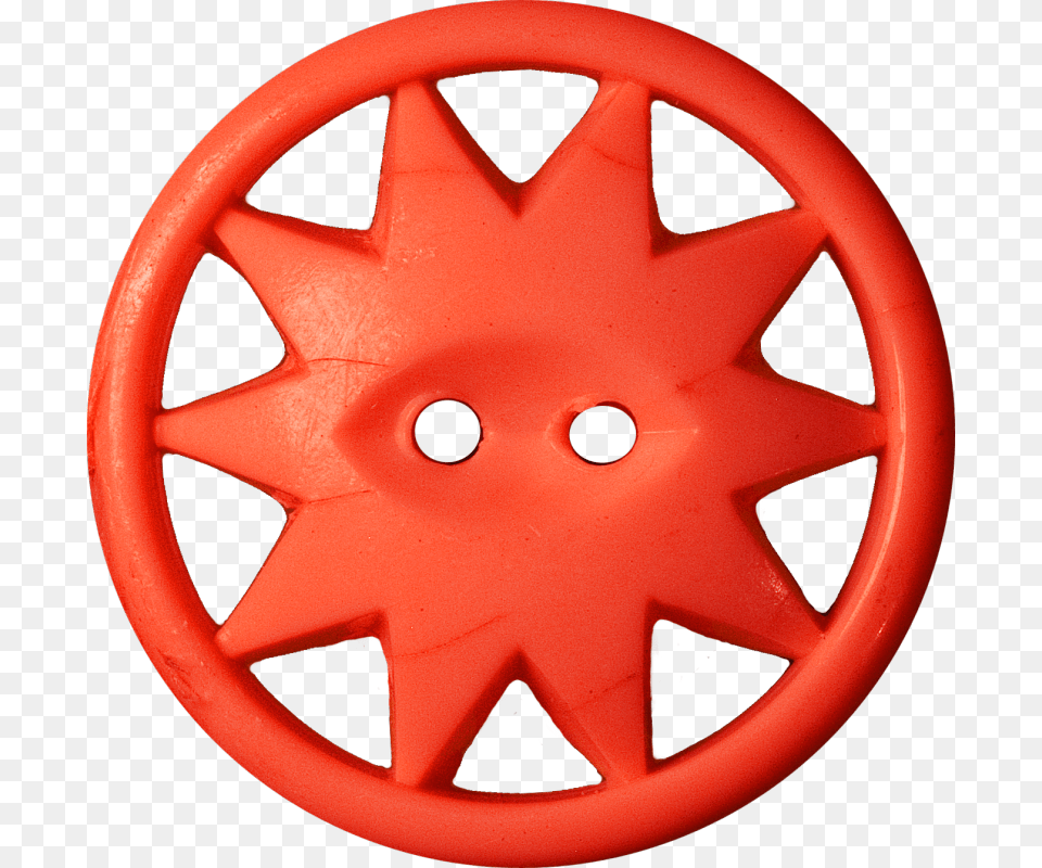 Button With Ten Pointed Star Inscribed In A Circle Inscribed Figure, Machine, Wheel, Hubcap Png