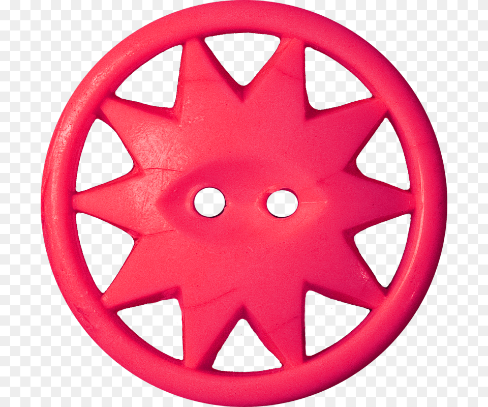 Button With Ten Pointed Star Inscribed In A Circle Roh Octagon Wheels, Machine, Wheel Free Png Download