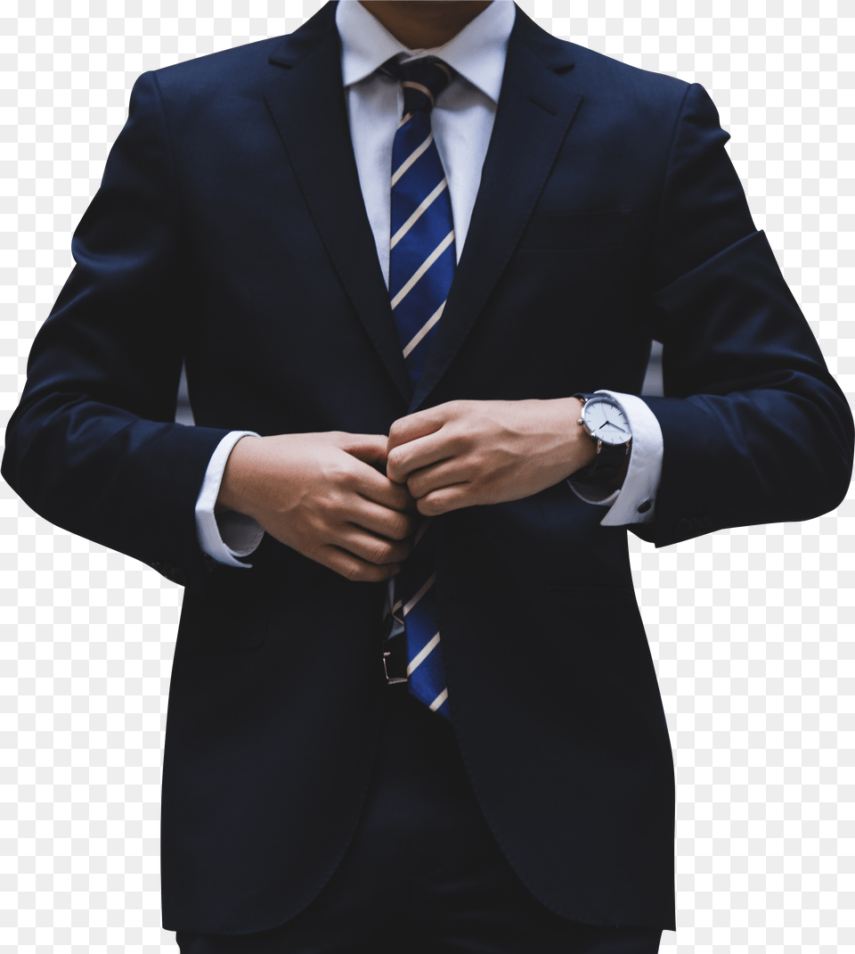 Buttoning Suit Transparent Background New Year New Job, Accessories, Tie, Blazer, Clothing Free Png