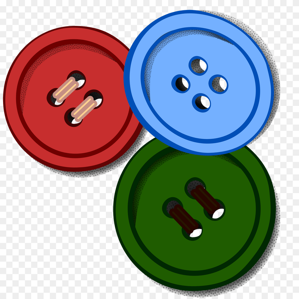 Buttons Coloured Clipart Free Png Download