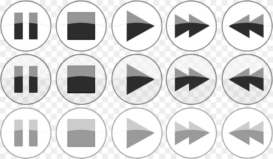 Buttons For Media Player, Symbol, Star Symbol Free Png