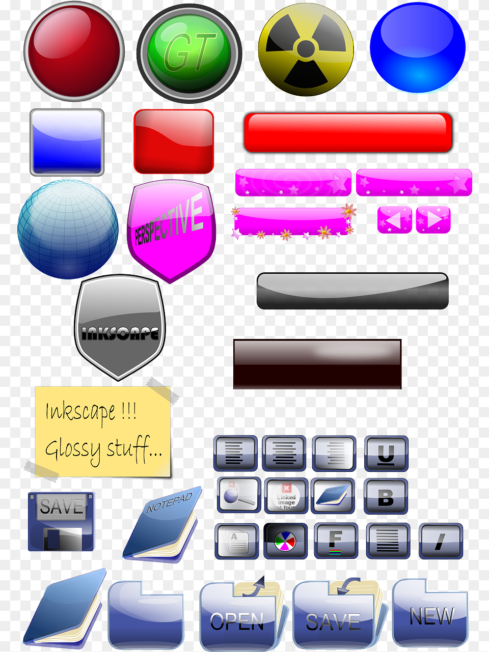 Buttons Glossy Shield Picpng Horizontal, Electronics, Sphere, Text Free Transparent Png