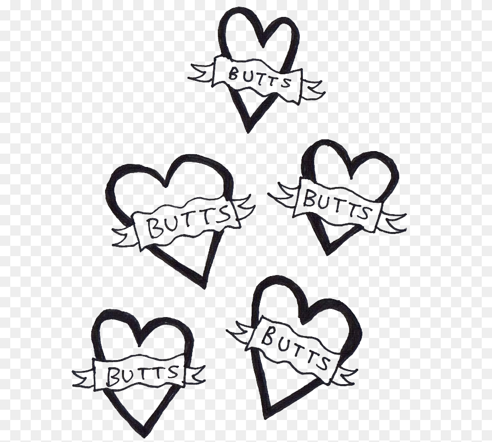 Butts Heart Free Transparent Png