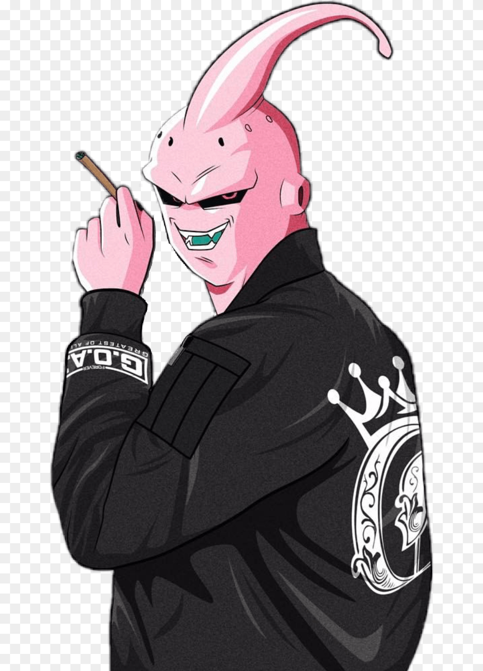 Buu Dragonball Dragonballz Dragonballsuper Dbz Anti Social Club Art, Adult, Male, Man, Person Png