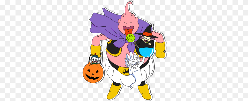 Buu Halloween Die Cut Sticker Limited Edition Cartoon, Baby, Book, Comics, Person Png