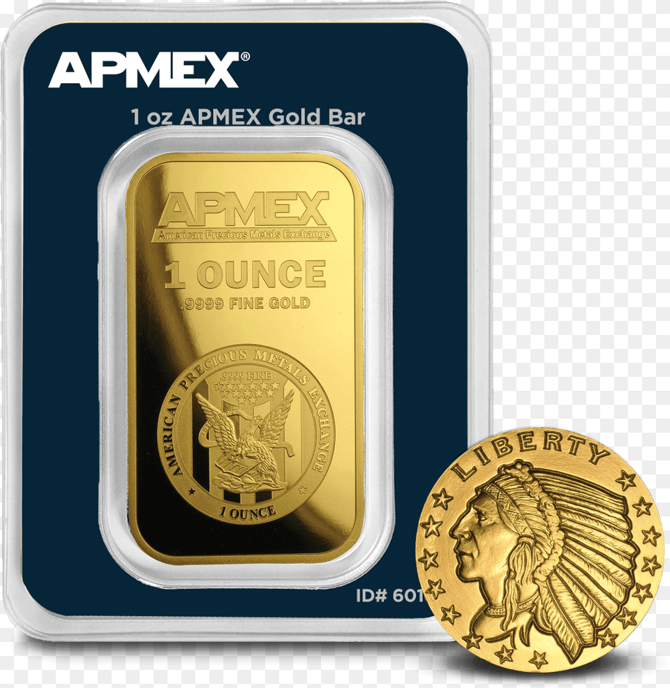 Buy 1 Oz Gold Bar Apmex, Face, Head, Person, Coin Free Png