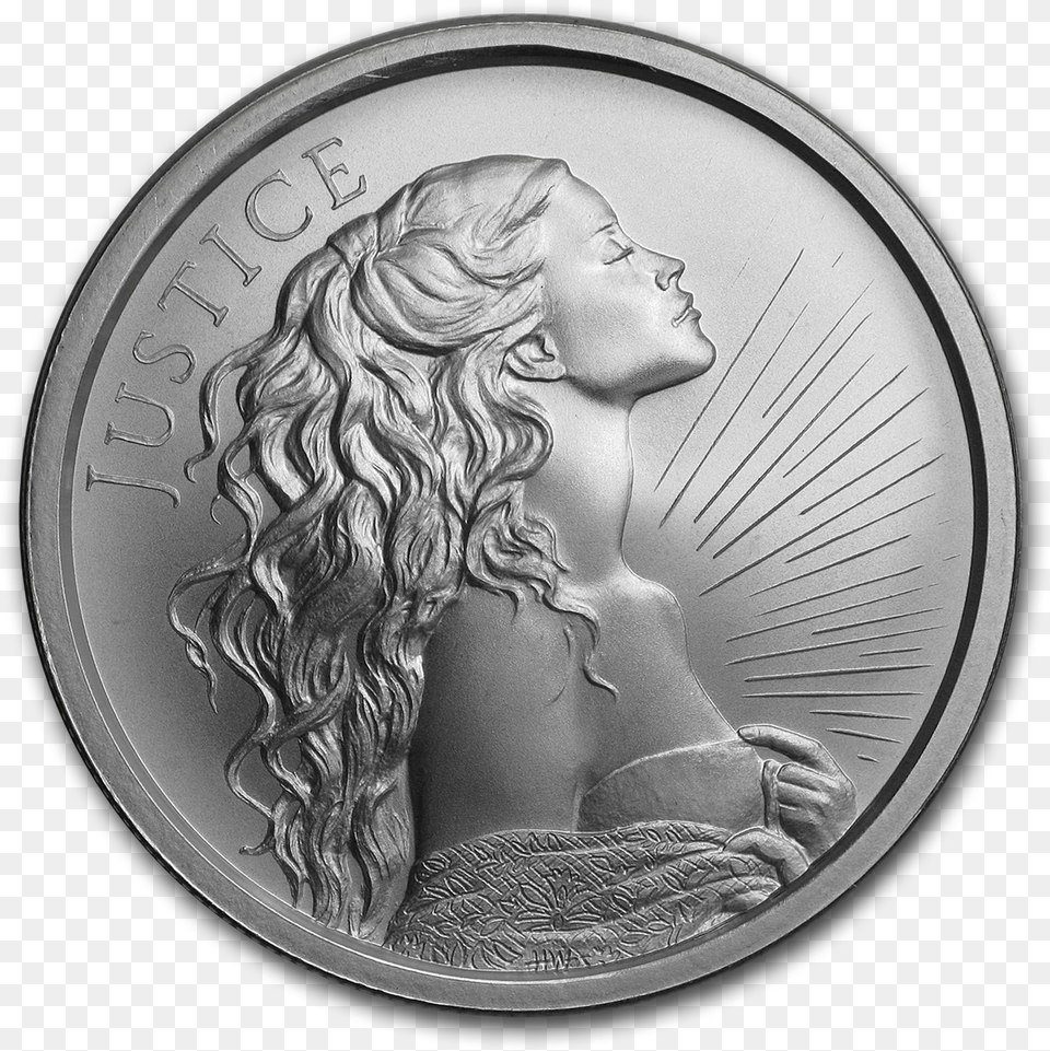 Buy 2019 1 Oz Silver Shield Round Quarter, Adult, Female, Person, Woman Free Png Download