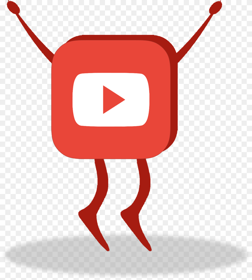 Buy 30 Days Once Off Youtube Subscribtion Youtube Logo With Legs Free Png Download