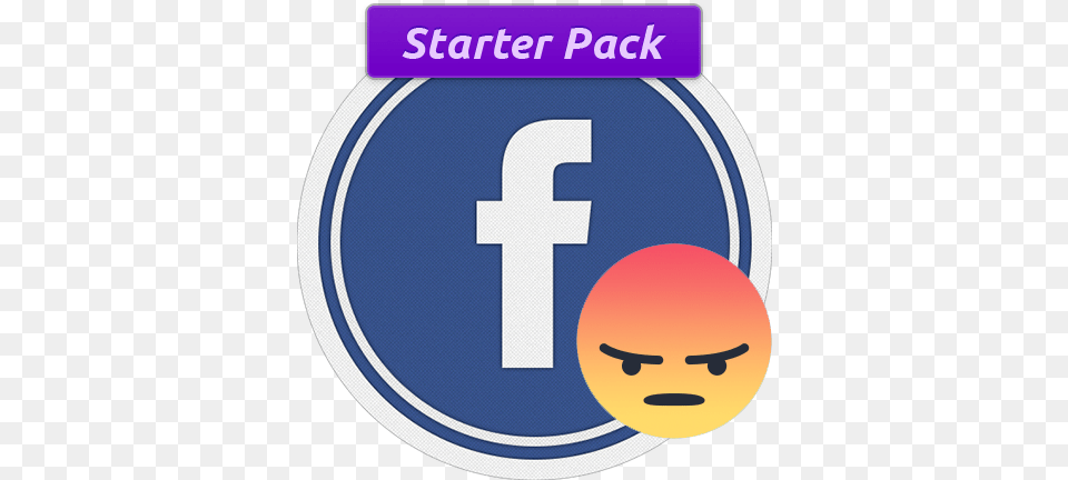 Buy 50 Facebook Angry Reactions Anrgy Facebook, Symbol, Text, Number, Sign Free Png Download