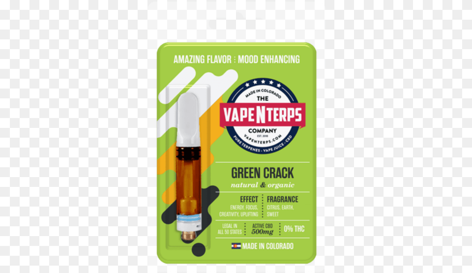 Buy 500mg Green Crack Cbd Vape Cartridge Online Alaskan Thunder Fuck Cart, Bottle, First Aid Free Transparent Png