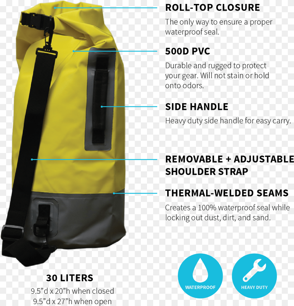 Buy A Floating Sunglasses Pack Get A Yellow Dry Bag Bag, Clothing, Coat, Lifejacket, Vest Free Png Download