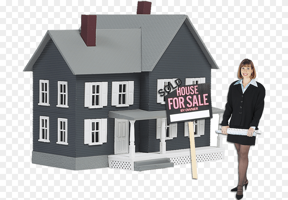 Buy A House This Year House For Sale, Adult, Person, Female, Woman Free Transparent Png