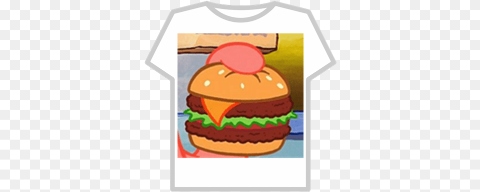 Buy A Krabby Patty Roblox T Shirt Ropa De Roblox, Birthday Cake, Burger, Cake, Cream Free Png Download