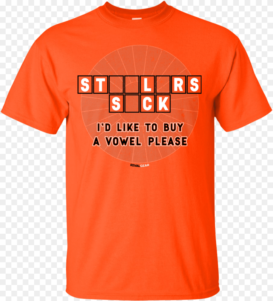 Buy A Vowel For Cincinnati Bengals Fans, Clothing, Shirt, T-shirt Free Png Download