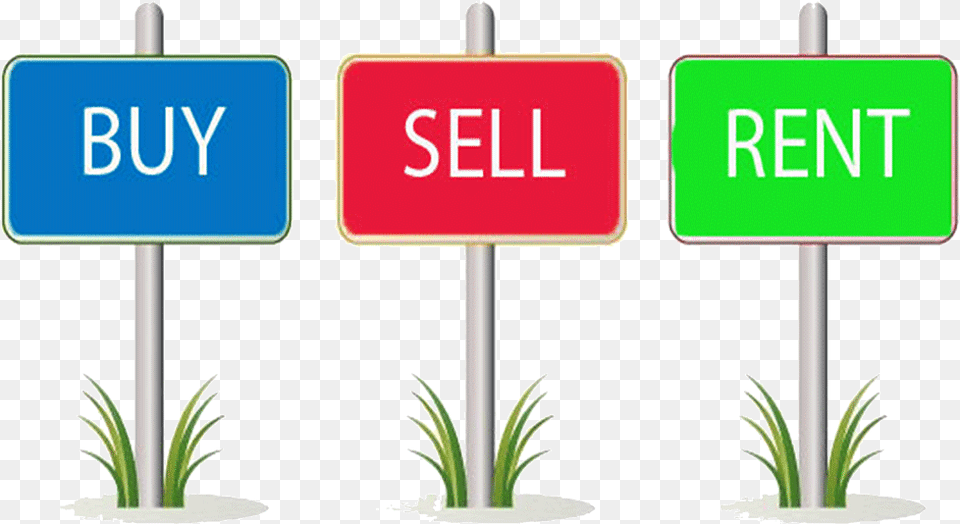 Buy And Sell Download Buy And Sell, Sign, Symbol, Plant, Road Sign Free Transparent Png