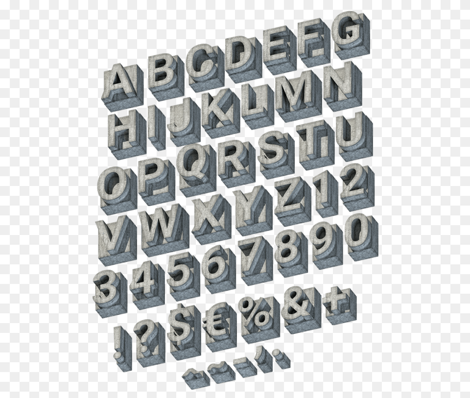 Buy Architectural Concrete Block Font And Secures Perseverance, Text, Alphabet, Art, Collage Png Image