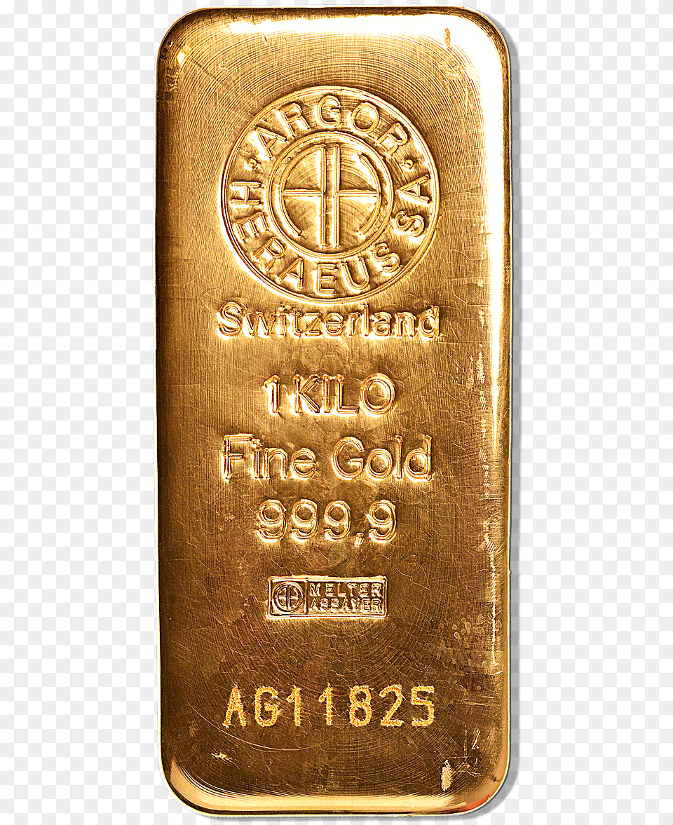 Buy Argor Heraeus Gold Bar 1 Kg Buy Gold In Singapore 1kg Gold Bar, Logo Free Png Download