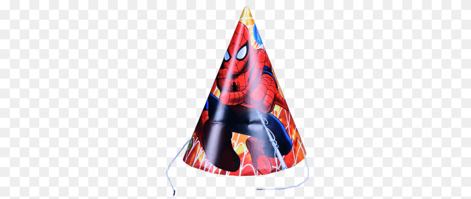 Buy Birthday Caps For Kids Online Party Hat Spiderman, Clothing, Party Hat, Adult, Female Free Png