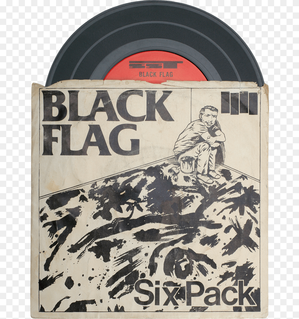 Buy Black Flag Black Flag Six Pack Ep, Advertisement, Poster, Adult, Person Free Png Download