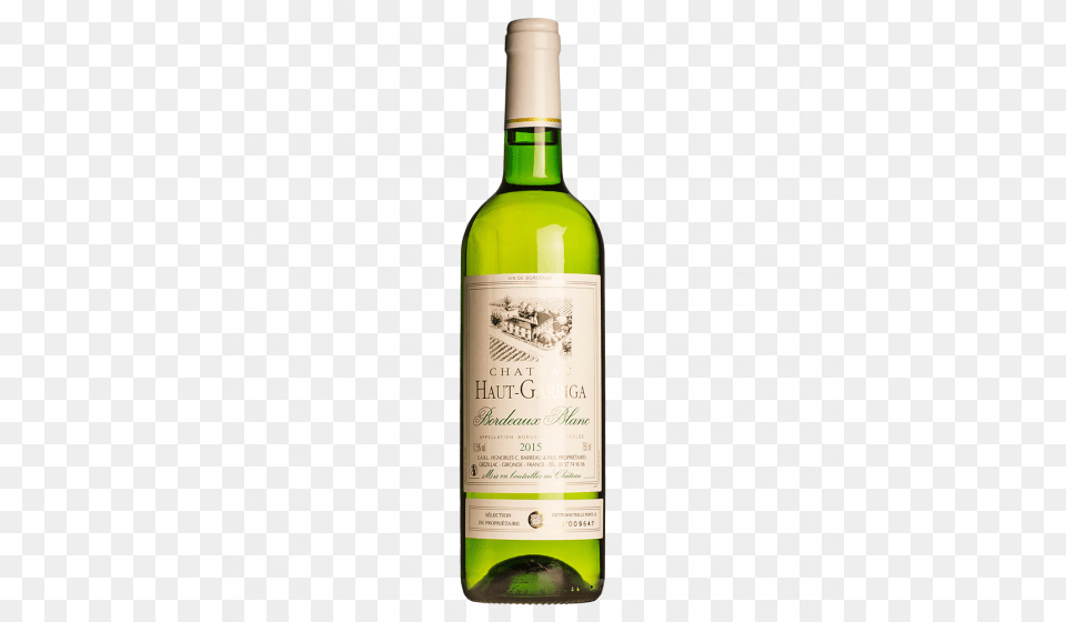 Buy Chateau Haut Garriga Wines Direct Bordeaux White Wine, Alcohol, Beverage, Bottle, Liquor Free Transparent Png