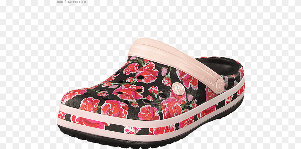 Buy Crocs Crocband Graphic Iii Clog Floralblack Beige Crocband Graphic Clog, Clothing, Footwear, Shoe, Sneaker Free Png Download