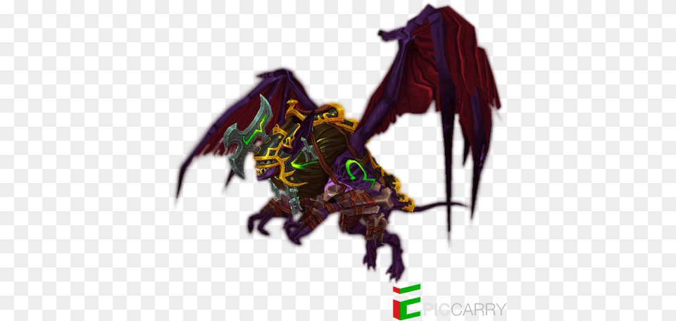 Buy Demon Huner Class Mount Boosting Service Wow Epiccarry Dragon, Accessories Png