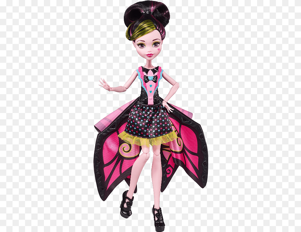 Buy Doll Monster High Transformation Doll Flp01 Elkor Monster High Kanatl Bebek, Toy, Person, Girl, Figurine Free Png