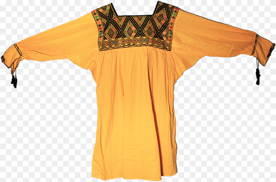 Buy Embroidered Chiapas Handmade Dress Art, Blouse, Clothing, Sleeve Free Transparent Png