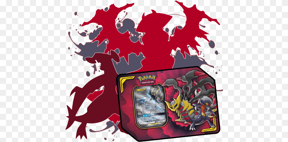 Buy Giratina U0026 Garchomp Gx Deck Ptcgo Codes Automatic E Pokemon Card Tag Team Tin, Leaf, Plant, Art, Graphics Png Image