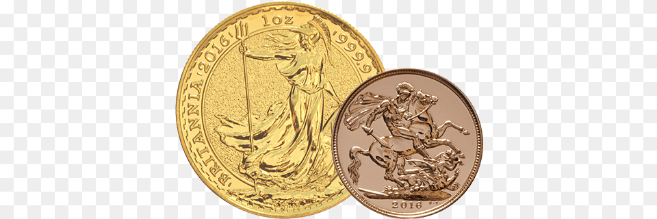 Buy Gold Bullion Online In Europe Bullionbypost Gold Sovereign, Coin, Money, Accessories, Jewelry Free Png