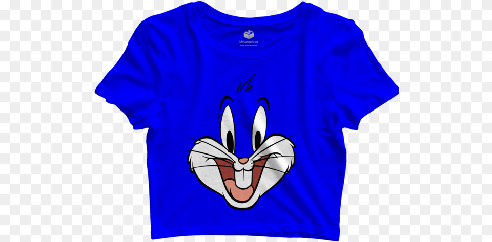 Buy Graphic Bugs Bunny Crop Top At 42 Off On Melangebox Crop Top, Clothing, T-shirt, Shirt Free Transparent Png