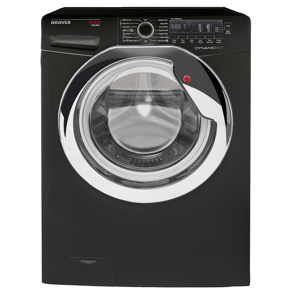 Buy Hoover Wdxcc4851b 1400 Spin 8kg 5kg Washer Dryer Hoover Dynamic Next Dryer, Appliance, Device, Electrical Device Free Png