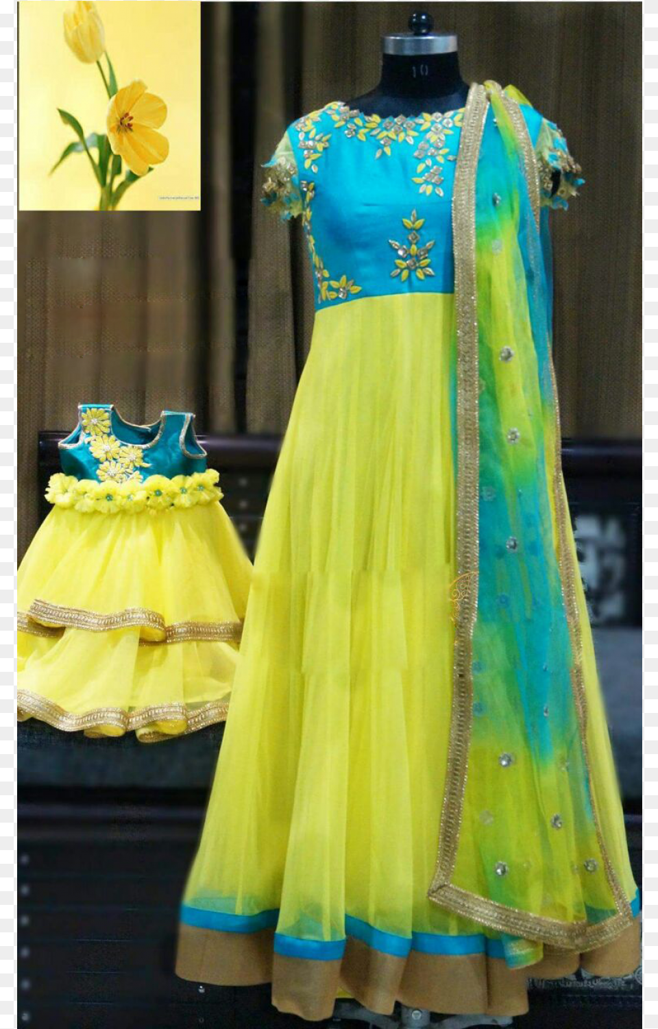 Buy Indian Dresses Online Designer Sarees Designer Mother Daughter Dresses For Anarkali, Clothing, Dress, Evening Dress, Formal Wear Free Transparent Png