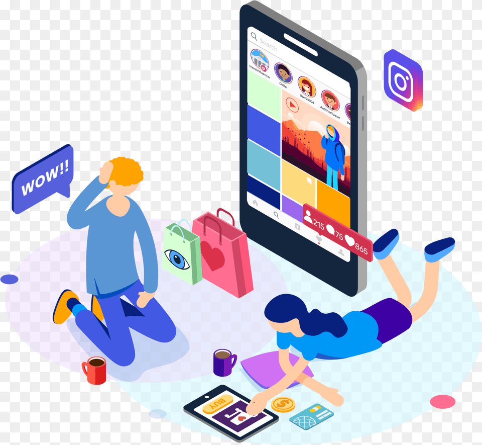Buy Instagram Targeted Lokes, Person, Electronics, Phone, Mobile Phone Free Transparent Png