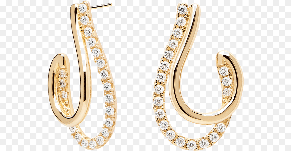 Buy Koy Gold Earrings Pdpaola Pendientes Koko, Accessories, Diamond, Earring, Gemstone Free Transparent Png