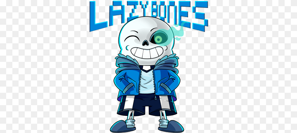 Buy Lazy Bones Sans Skeleton Undertale Video Game Tee Undertale Skeleton, Book, Comics, Publication, Baby Free Transparent Png