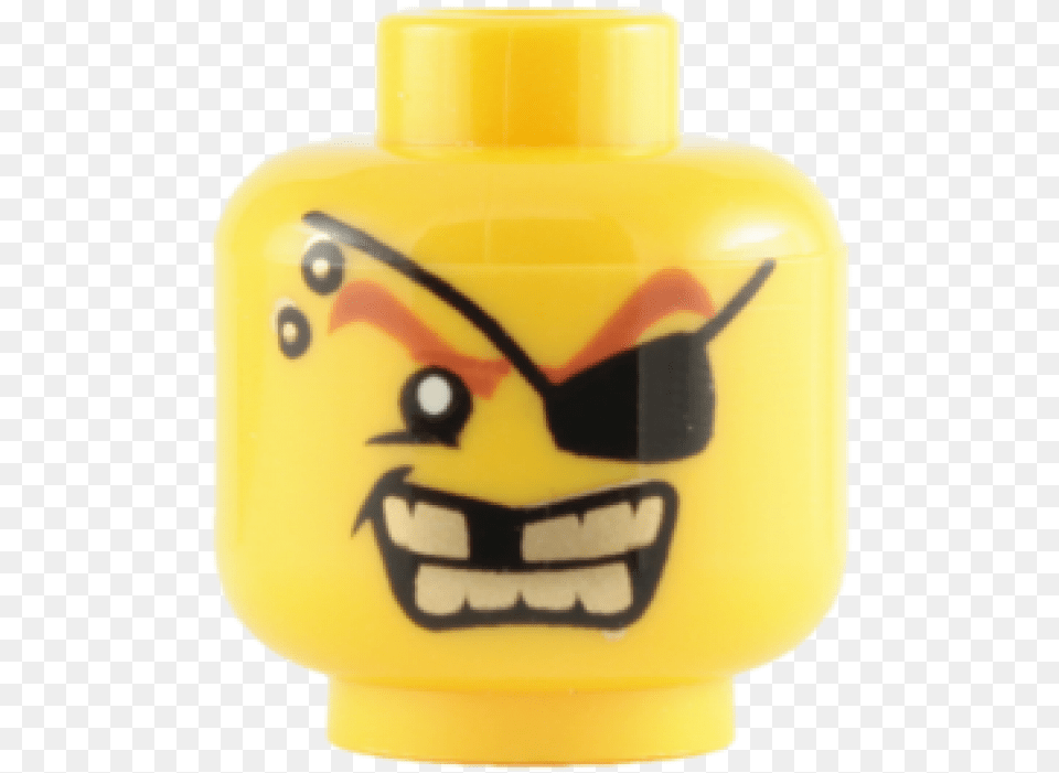 Buy Lego Minifigure Head With Eye Patch And Gold Teeth Lego Minifigure Head, Bottle, Cosmetics, Clothing, Hardhat Png