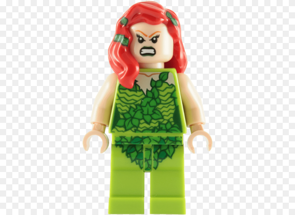 Buy Lego Poison Ivy Minifigure The Daily Brick, Baby, Person, Face, Head Free Transparent Png