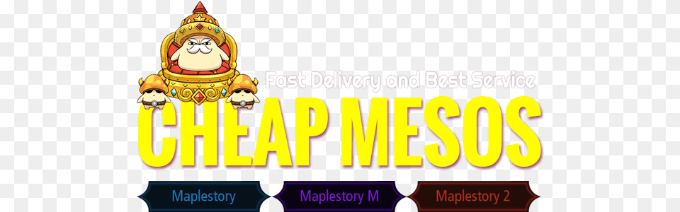 Buy Maplestory Mesos Cheap Maple Story Horizontal Free Png