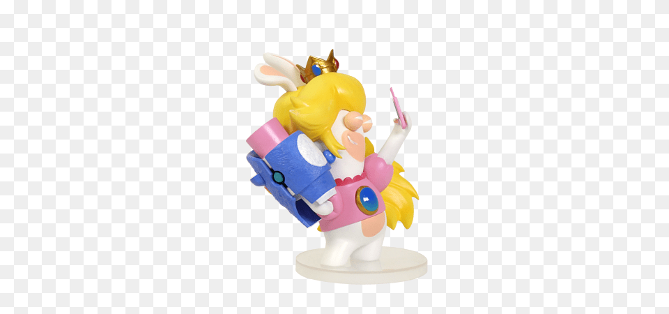 Buy Mario Rabbids Kingdom Battle Rabbid Peach On Figurines, Figurine, Birthday Cake, Cake, Cream Png Image