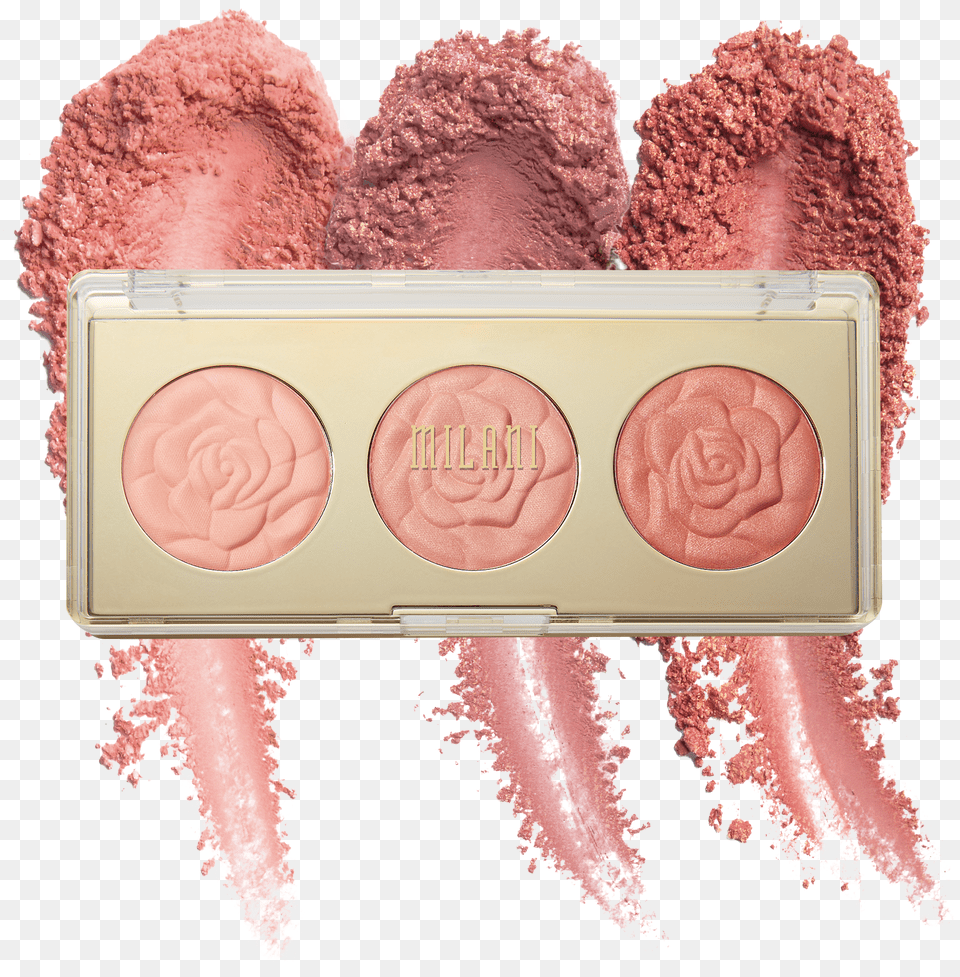 Buy Milani Rose Powder Blush Trio Floral Fantasy Online Milani Blush Trio, Face, Head, Person, Cosmetics Png Image