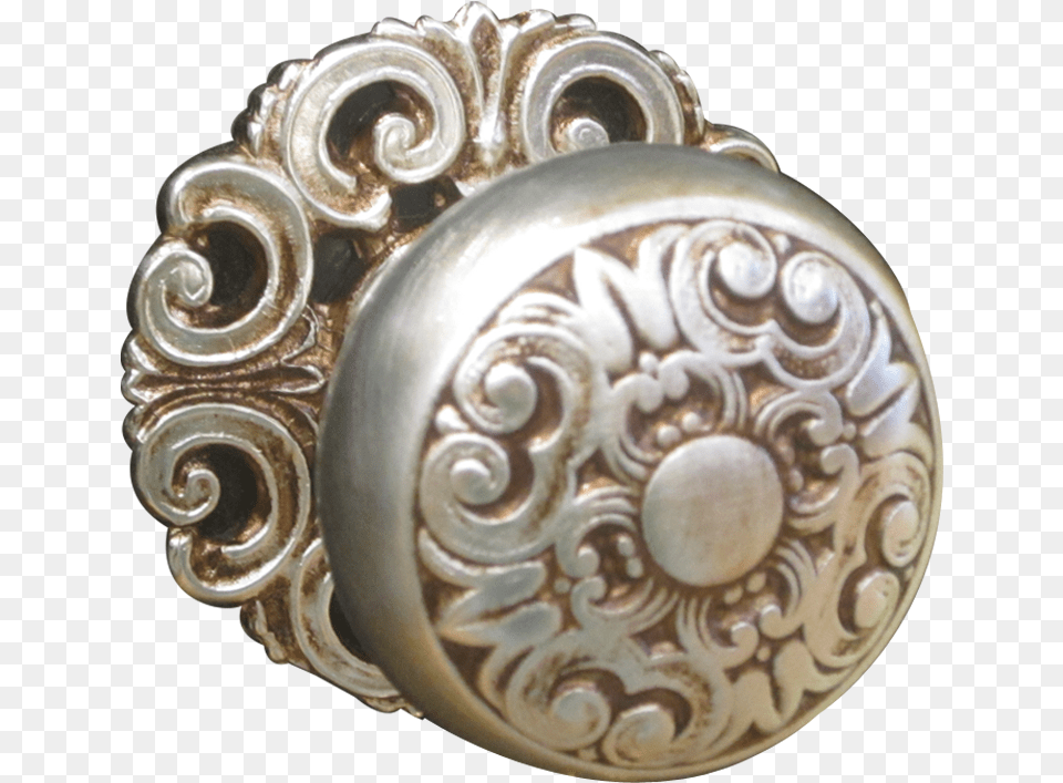 Buy Mosaccio Door Knob With Rose Matt Silverold Gold Solid, Accessories, Jewelry, Ring Free Transparent Png