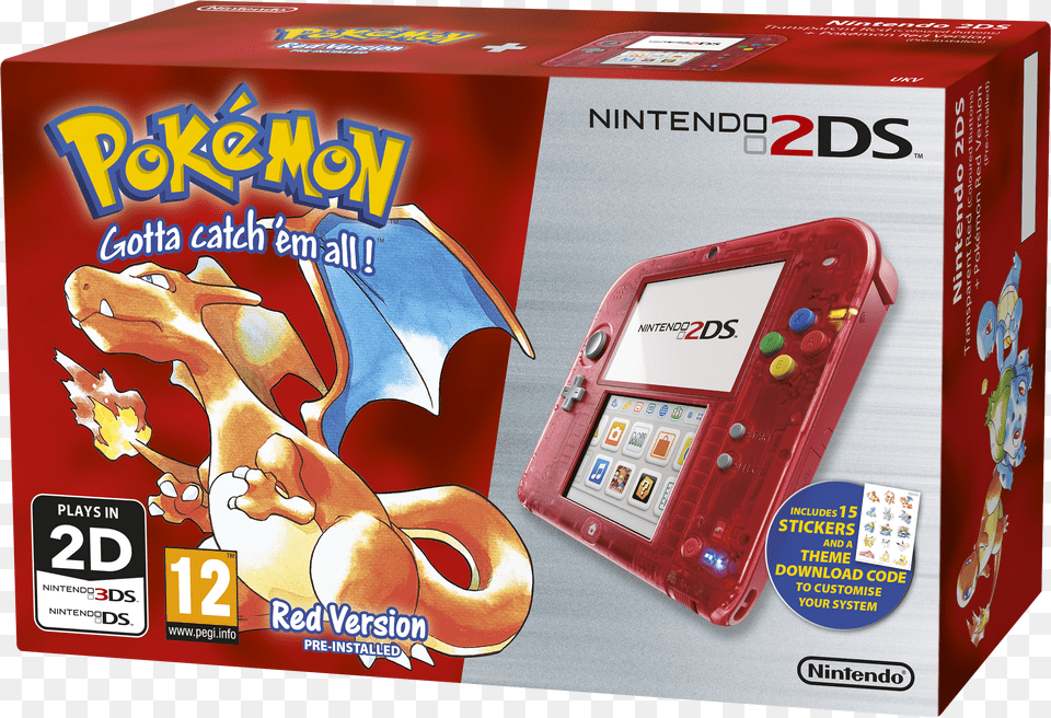 Buy Nintendo 2ds Console Special Edition Pokmon Red Edition, Advertisement, Poster, Text, Symbol Free Png Download