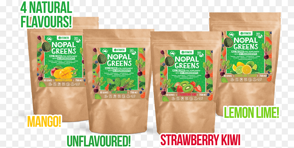 Buy Nopal Greens Now Bag Png