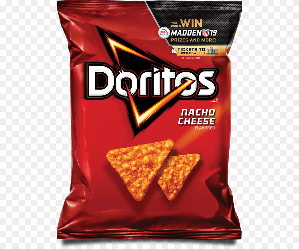 Buy Now Doritos Nacho Cheese, Bread, Cracker, Food, Snack Free Transparent Png