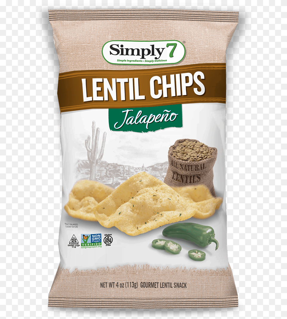 Buy Now Lentil Chips Simply, Bread, Food Png Image
